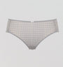 Houndstooth & floral lace french knicker [Silver] Bottoms Panache 