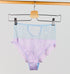 Lilac lace & cornflower mesh high waist knicker Bottoms Dora Larsen 