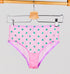 Green daisy & pink mesh high waist brief Bottoms Dora Larsen 
