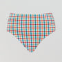 High waist bikini brief [Gingham multi] Swim Panache 8 
