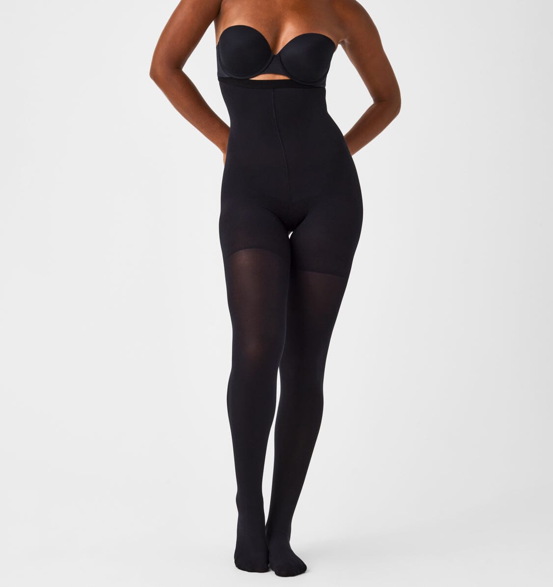 High Waist control shaping tights [Black 60 Denier] Shape Spanx 