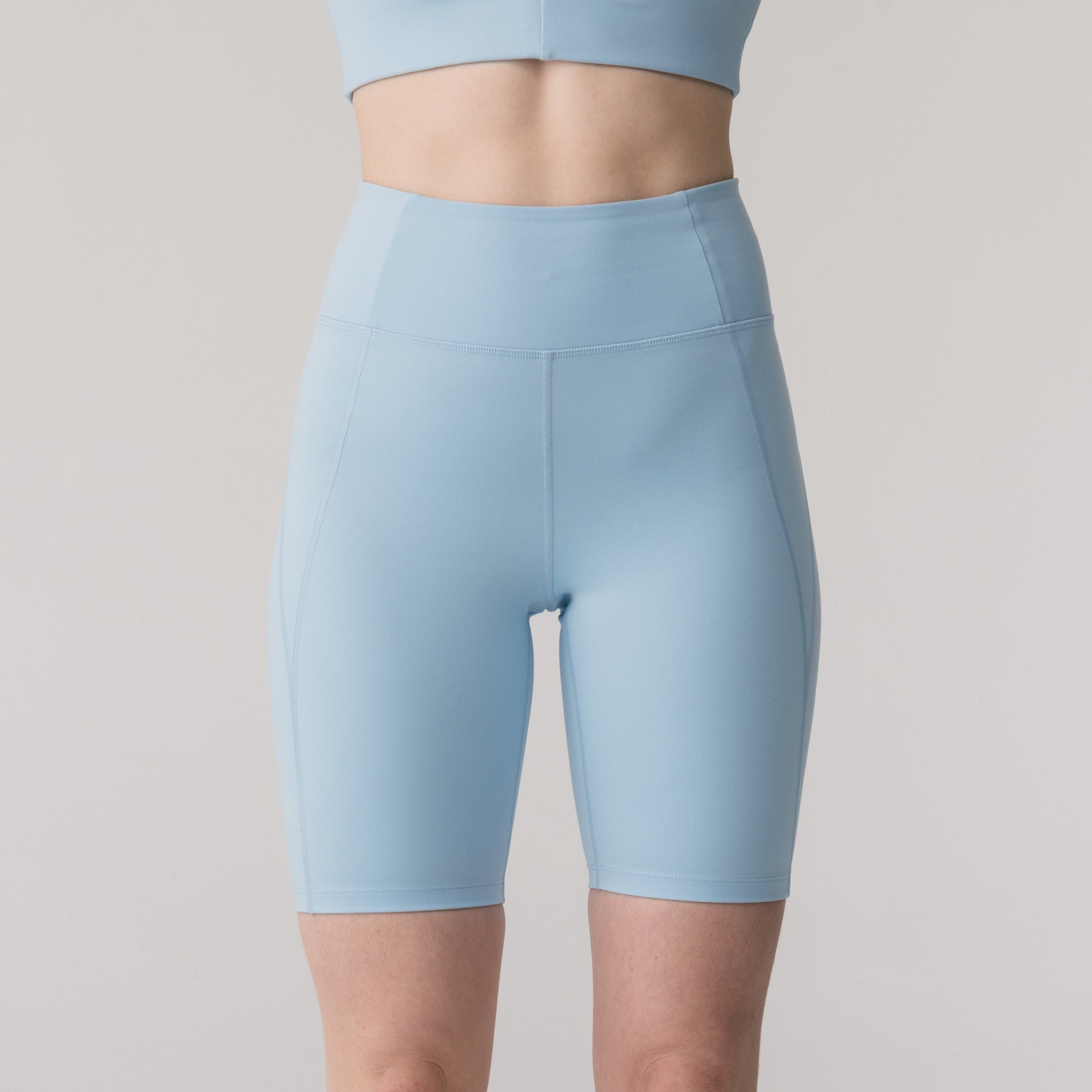 High rise compression cycle short [Sky Blue] – The Pantry Underwear