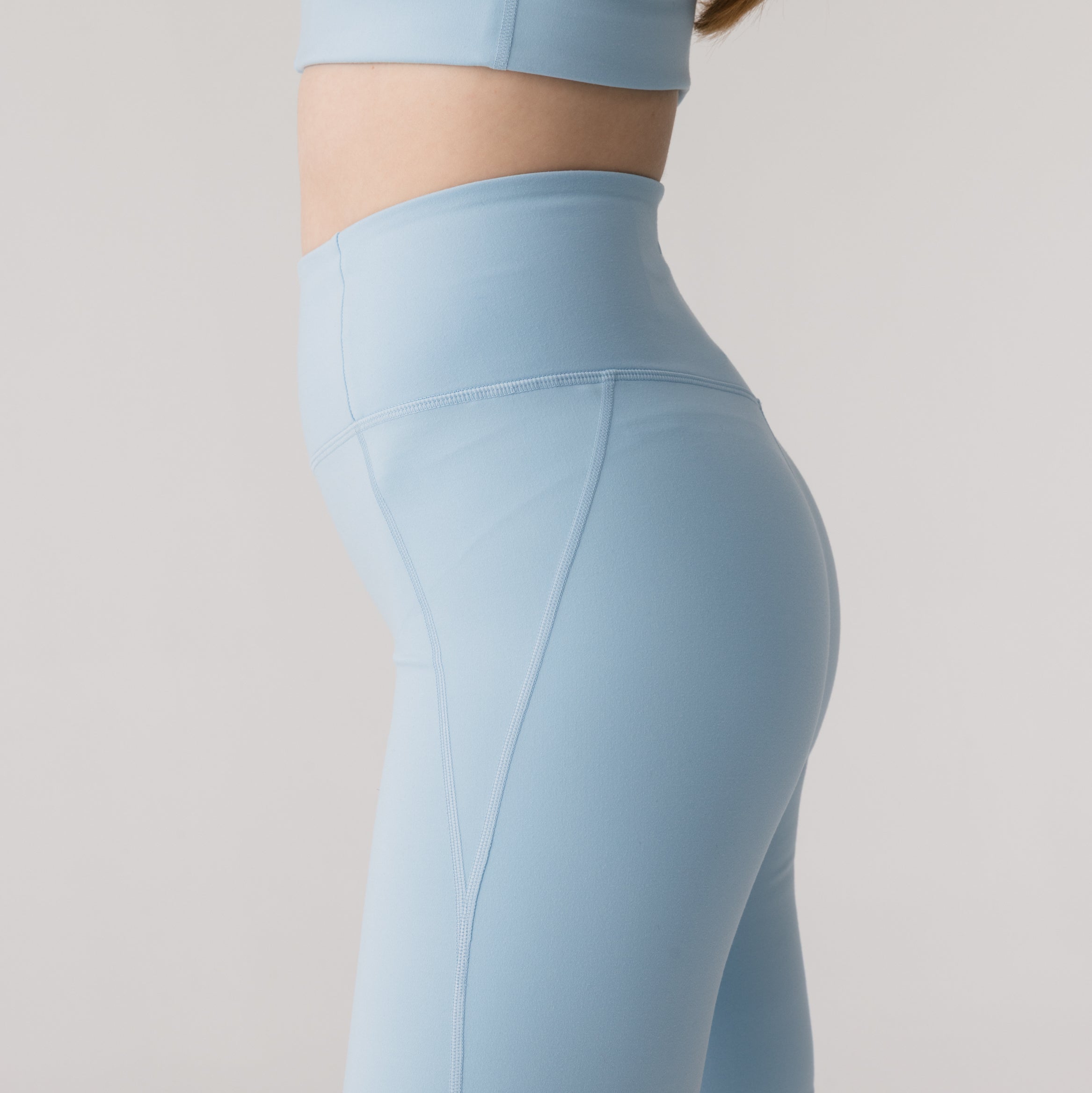 High rise compression cycle short [Sky Blue] – The Pantry Underwear