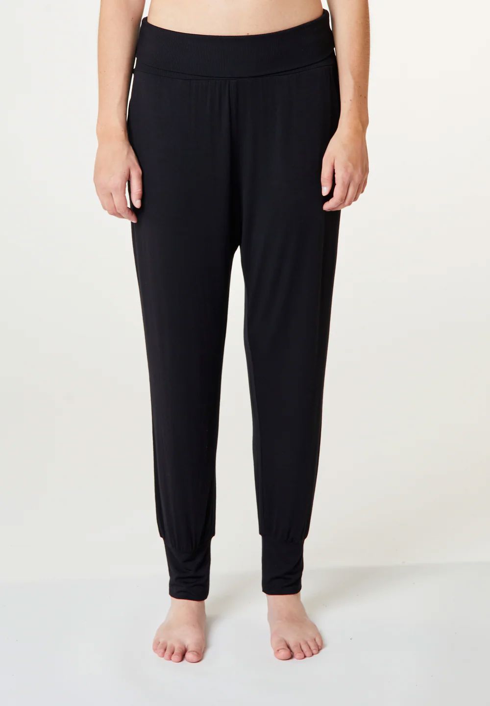High waist lounge pants [Black] Sleep CCDK 