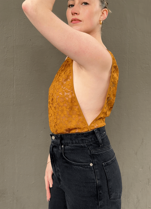 Petal lace body [Honey] Bridal Simone 