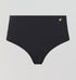 Invisible microfibre high waist brief [Black] Bottoms Nudea 