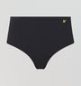 Invisible microfibre high waist brief [Black] Bottoms Nudea 