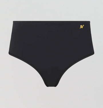 Invisible microfibre high waist brief [Black] Bottoms Nudea 