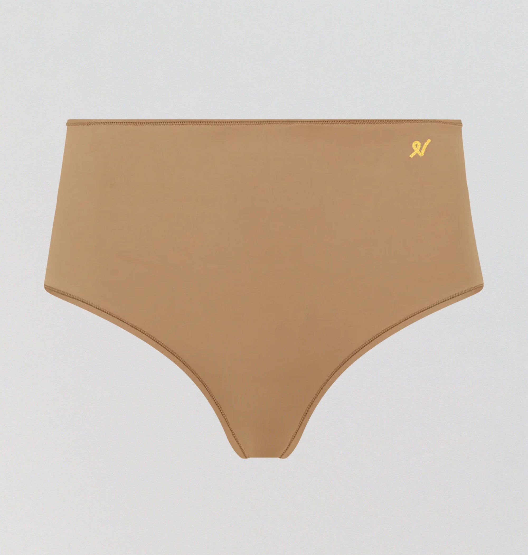 Invisible microfibre high waist brief [Mocha] Bottoms Nudea 
