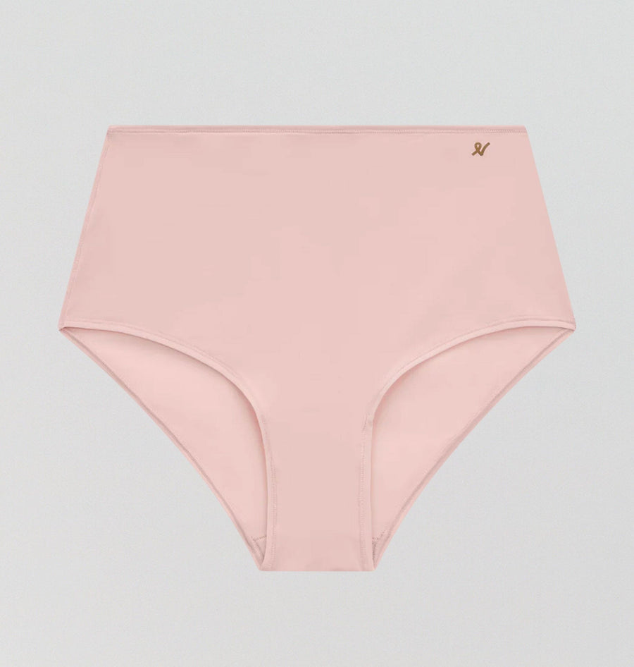 Invisible microfibre high waist brief [Blush] Bottoms Nudea 