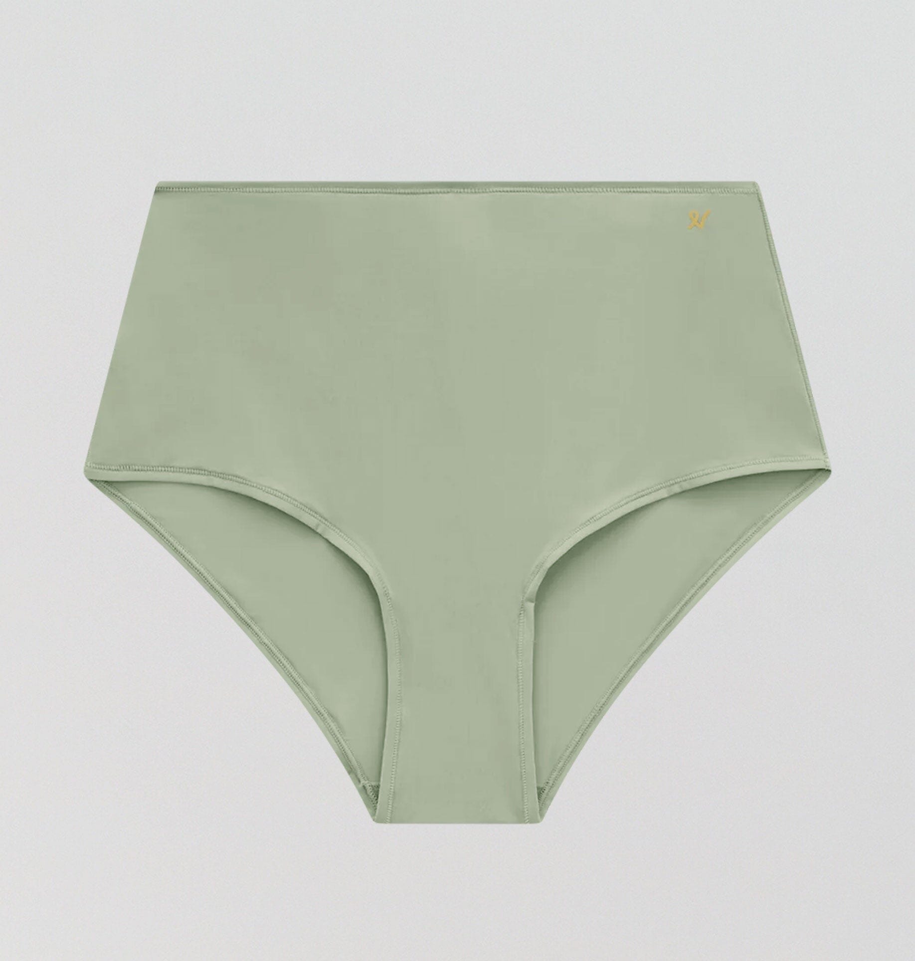 Invisible microfibre high waist brief [Sage] Bottoms Nudea 