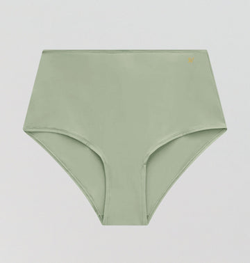 Invisible microfibre high waist brief [Sage] Bottoms Nudea 