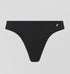 Invisible microfibre thong [Black] Bottoms Nudea 