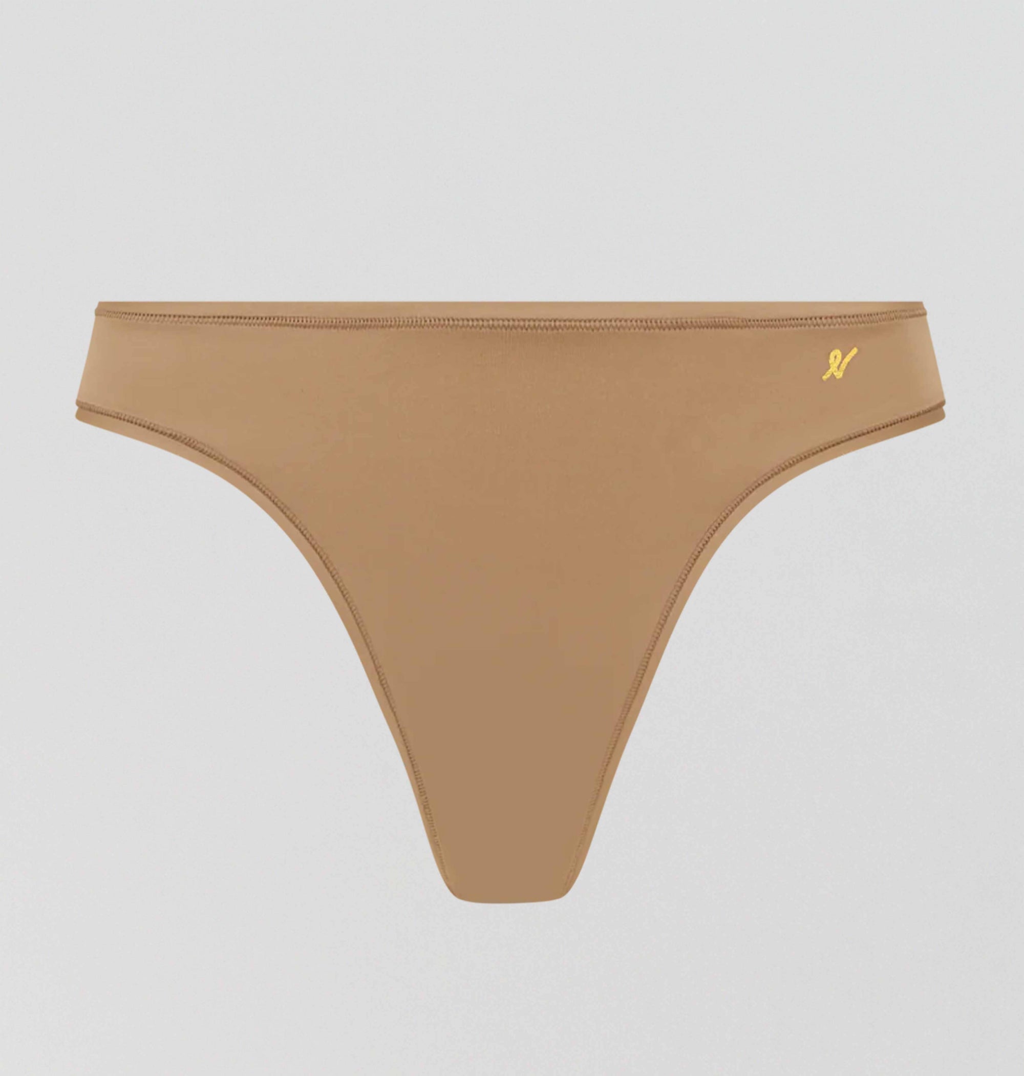 Invisible microfibre thong [Mocha] Bottoms Nudea 