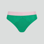 Mesh & lace thong [Emerald Green]