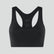 Light support racerback sports bra [Black] Girlfriend Collective 