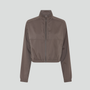 Full zip lightweight track jacket [Latte]