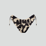 Tie-side brazilian bikini brief [Black Shimmer]