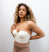 Longline low back bustier [Ivory] Bridal Dominique