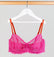 Magenta lace & rust balconette Bras Dora Larsen 