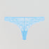 Periwinkle blue floral lace knicker Bottoms Dora Larsen 