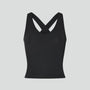 Medium support crossback tank top [Black] Girlfriend Collective 