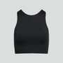 Medium support racerback crop top [Black] Girlfriend Collective 