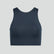 Medium support racerback crop top [Midnight Blue] Girlfriend Collective 