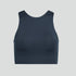 Medium support racerback crop top [Midnight Blue] Girlfriend Collective 