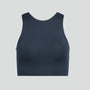 Medium support racerback crop top [Midnight Blue] Girlfriend Collective 