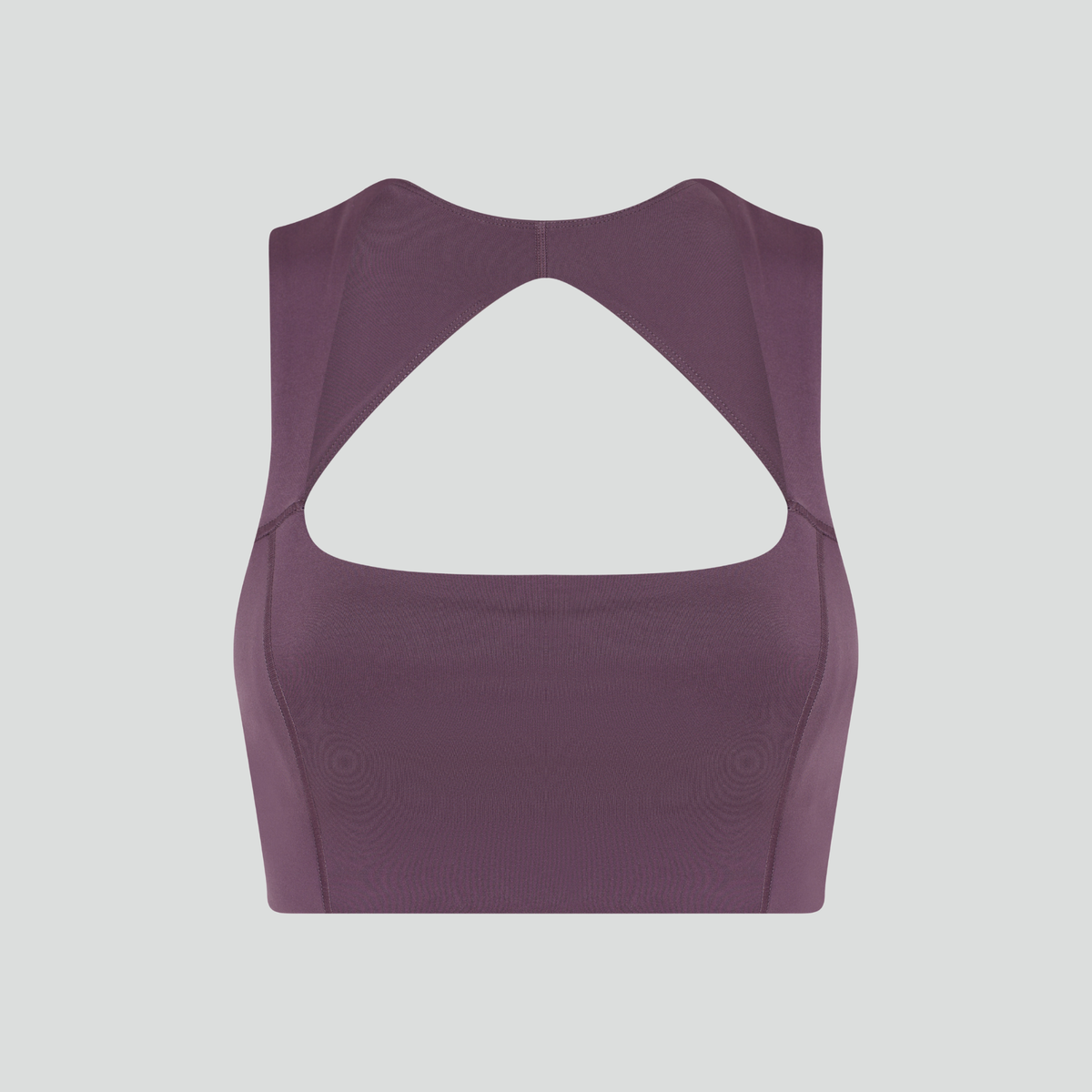 Medium support seamed sports bra [Purple Heather]