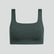 Medium support square neck sports bra [Moss Green] Girlfriend Collective 
