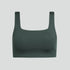 Medium support square neck sports bra [Moss Green] Girlfriend Collective 