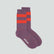Merino wool stripe sock [Orange Stripe] Accessories Genevieve Sweeney 