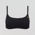 Microfibre scoop neck bralette [Black] Bras Nudea XS 