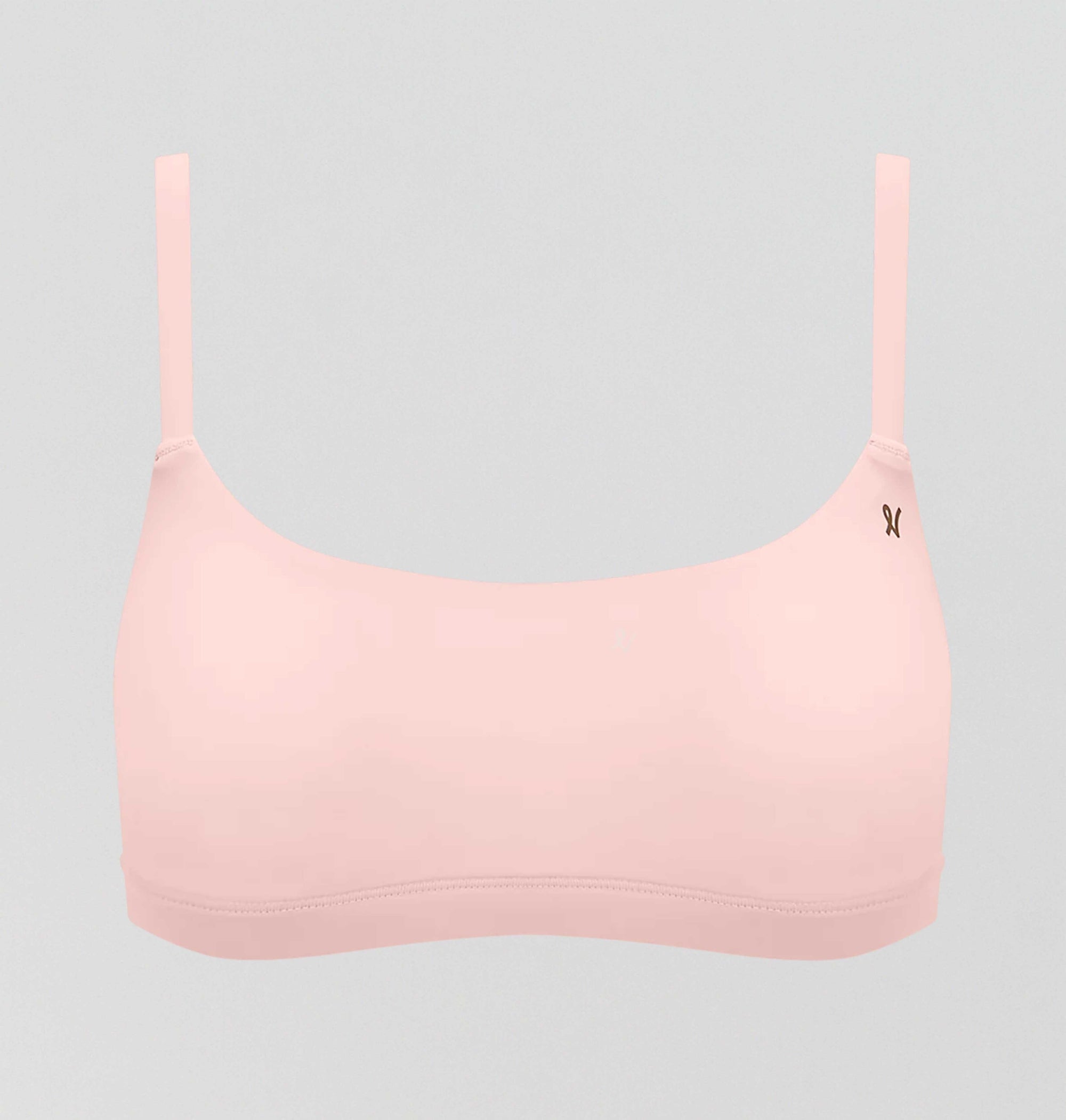 Microfibre scoop neck bralette [Blush] Bras Nudea 