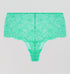 Peppermint lace & rose high waist tanga Bottoms Dora Larsen 