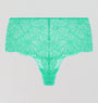 Peppermint lace & rose high waist tanga Bottoms Dora Larsen 