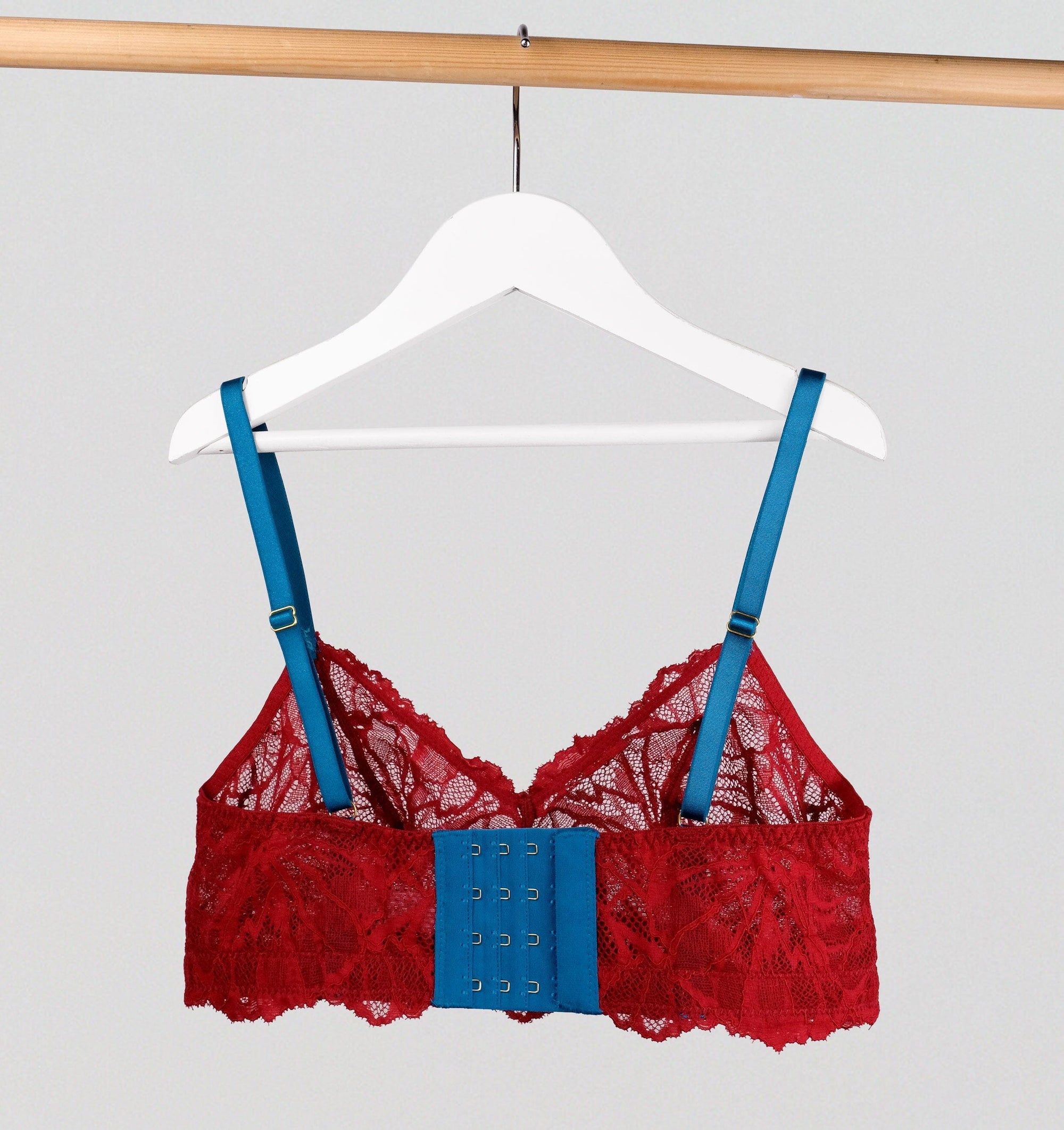 Ruby lace & cobalt soft bra Bras Dora Larsen 