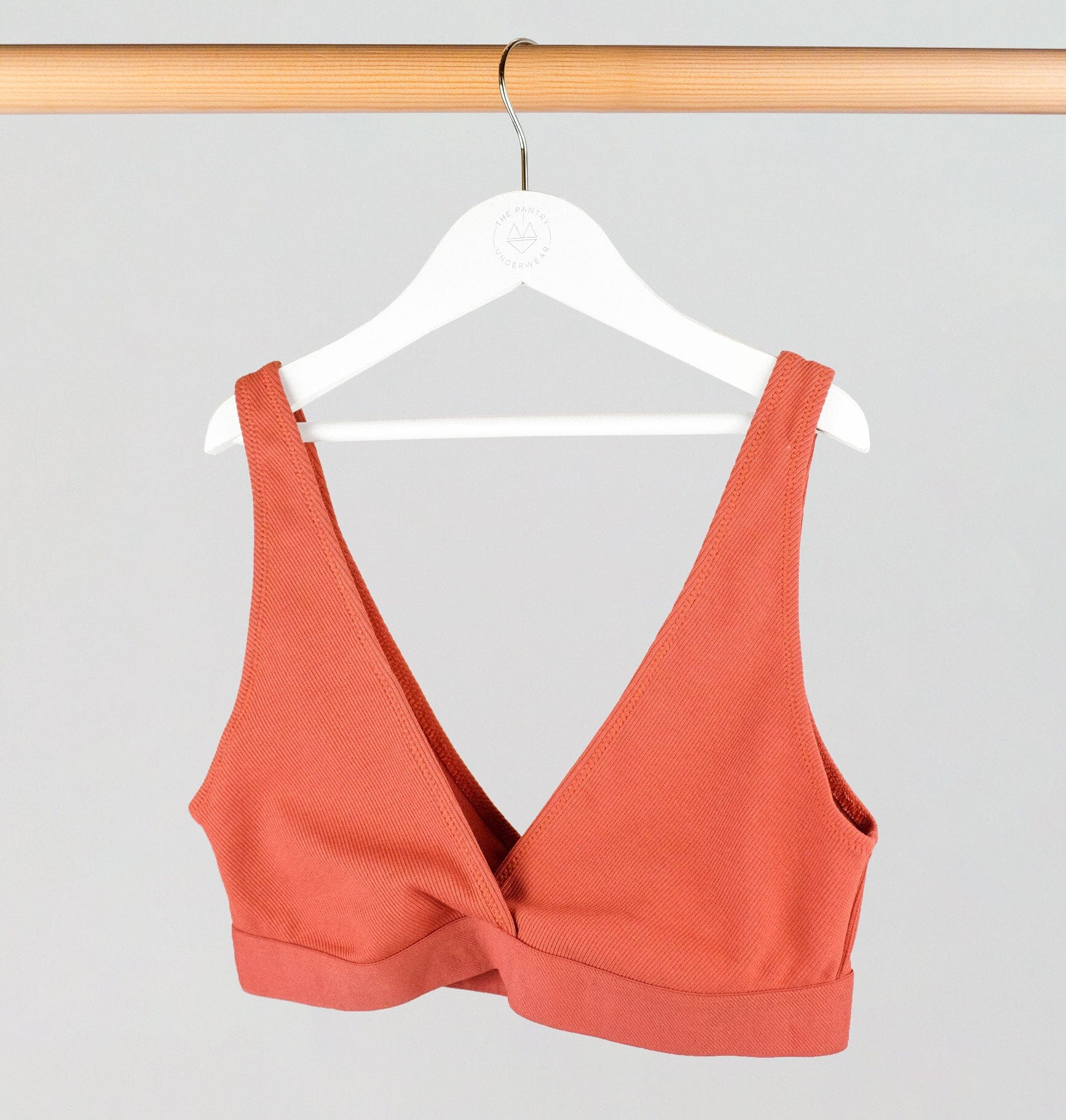 Cotton rib bra [Terracotta] Maternity Six 