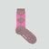 Organic cotton argyle sock [Pink Marl] Accessories Genevieve Sweeney 