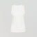 Organic cotton & bamboo soft ribbed tank top [Snow White] Sleep CCDK 