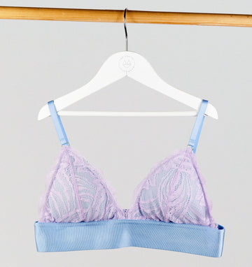 Abstract mesh non wired bralette [Garnet] – The Pantry Underwear