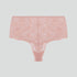 Peony pink high waist tanga Bottoms Dora Larsen 