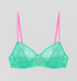 Peppermint lace & rose balconette Bras Dora Larsen 