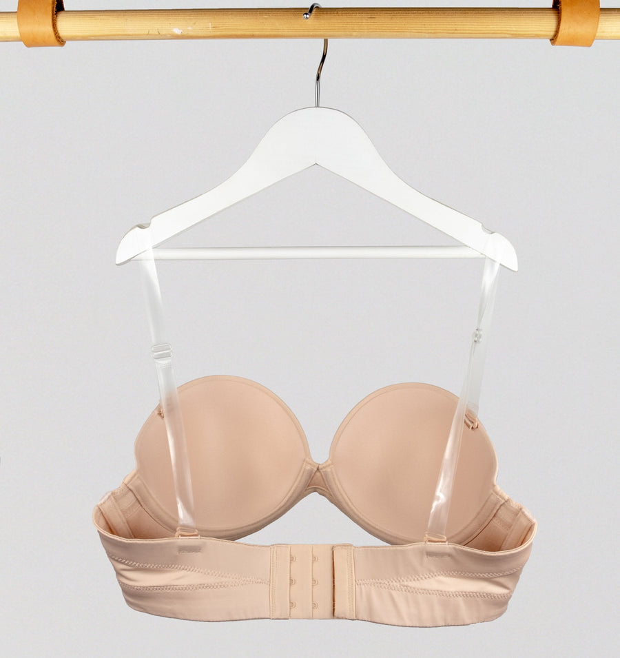 Low Back Strapless Bra Nude US 32D : : Clothing, Shoes