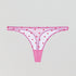 Scarlet heart & pink mesh thong Bottoms Dora Larsen 