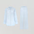 Relaxed fit long cotton pyjamas [Sky Blue] Sleep Nudea 