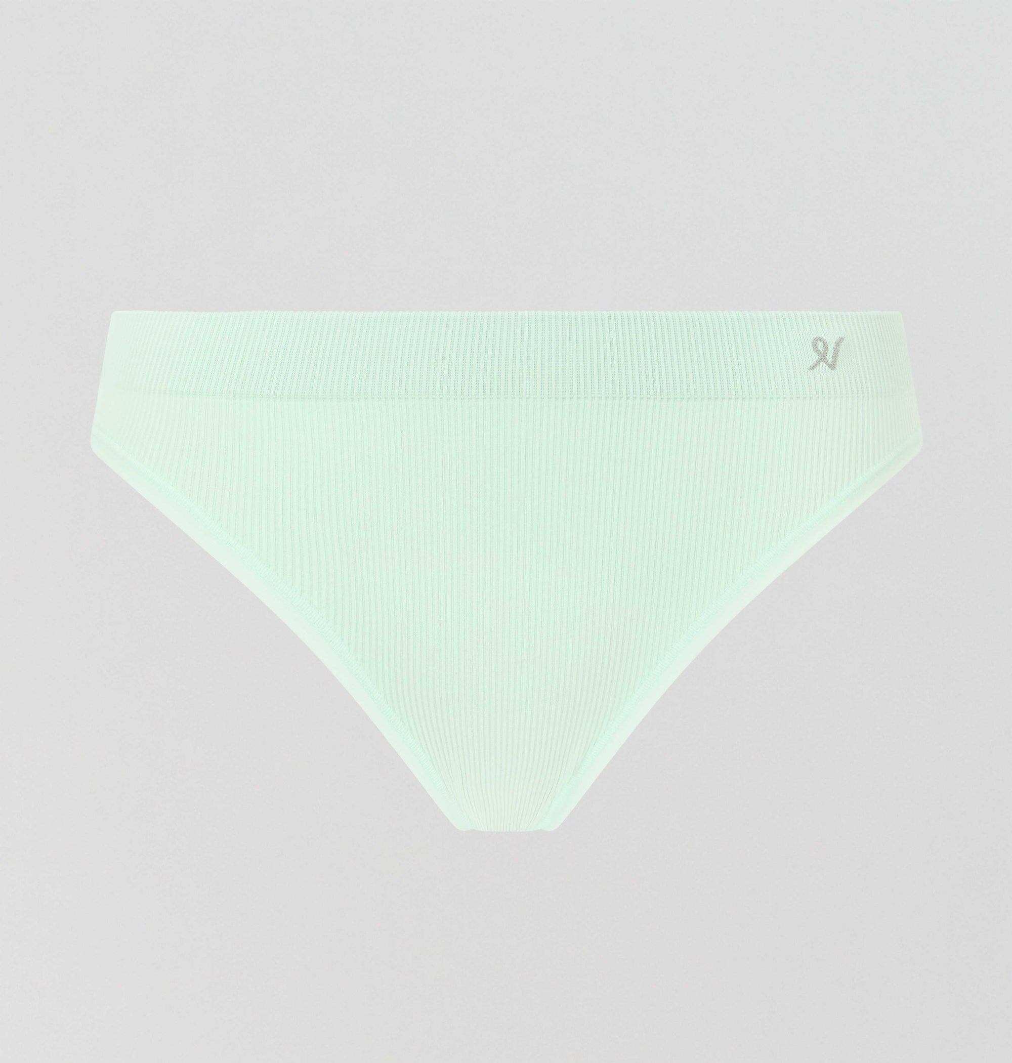Ribbed high leg brief [Mint] Bottoms Nudea 