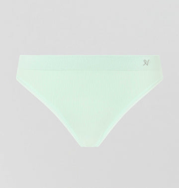 Ribbed high leg brief [Mint] Bottoms Nudea 